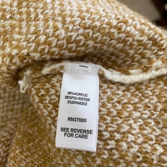 Cato women Sz L Checkered plaid buttoned Utility Shirt Jacket pocket brown white - Picture 11 of 11